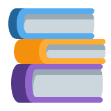 쌓여있는 책 3권